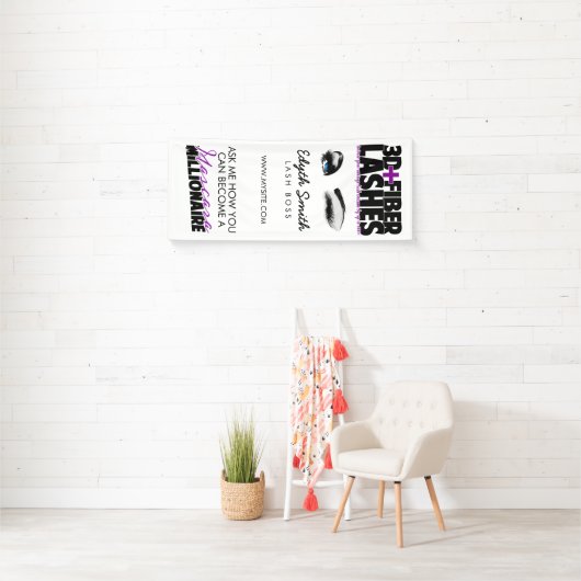 3D + Fibre Lashes Spandoek (Insitu)