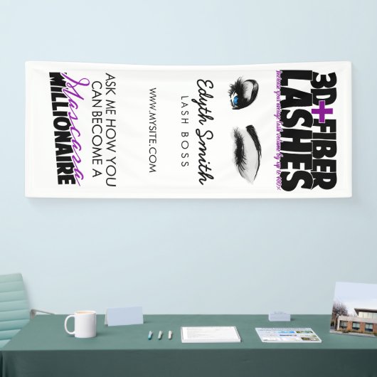 3D + Fibre Lashes Spandoek (Beurs)