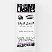 3D + Fibre Lashes Spandoek (Verticaal)