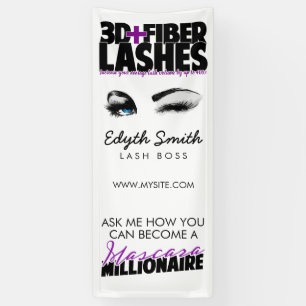 3D + Fibre Lashes Spandoek