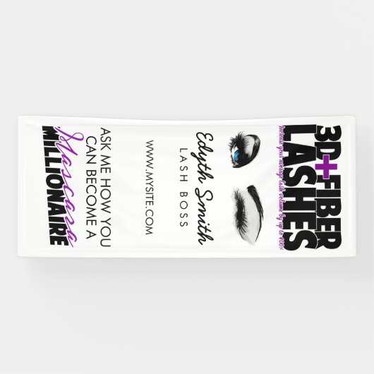 3D + Fibre Lashes Spandoek (Horizontaal)