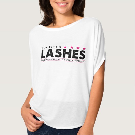 3D + Fibre Lashes T-shirt (Voorkant)