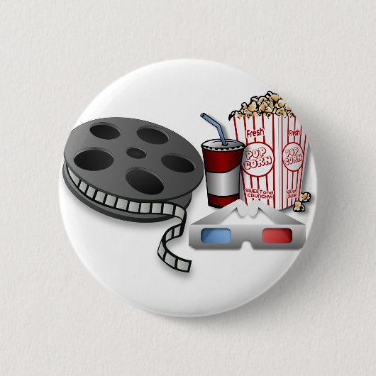 3D-film Ronde Button 5,7 Cm (Voorkant)