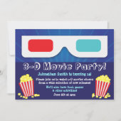 3D Filmfefeestdag uitnodiging (Voorkant)