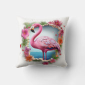 3D flamingo cushion Kussen (Achterkant)