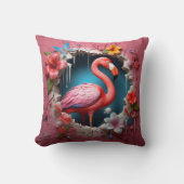 3D flamingo cushion Kussen (Voorkant)
