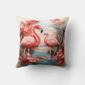 3D flamingo cushion Kussen (Achterkant)