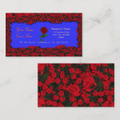 3D Floral - Drie Dimensionele Rozen Bouquet Visitekaartje (Voorkant / Achterkant)