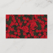 3D Floral - Drie Dimensionele Rozen Bouquet Visitekaartje (Achterkant)