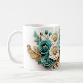3D Floral Mug Koffiemok (Links)