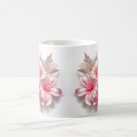 3D Floral Mug Koffiemok (Center)