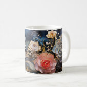 3D Floral Mug Koffiemok (Voorkant rechts)