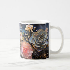 3D Floral Mug Koffiemok