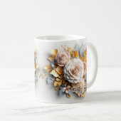3D Floral Mug Koffiemok (Voorkant rechts)