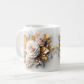 3D Floral Mug Koffiemok (Voorkant links)