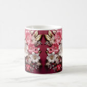 3D Floral Mug Koffiemok (Center)