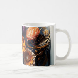 3D Floral Mug Koffiemok