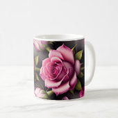 3D Floral Mug Koffiemok (Voorkant rechts)