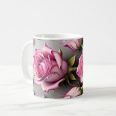3D Floral Mug Koffiemok (Voorkant links)