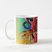 3D Floral Mug Koffiemok (Links)