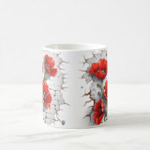 3D Floral Mug Koffiemok (Center)