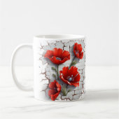 3D Floral Mug Koffiemok (Links)