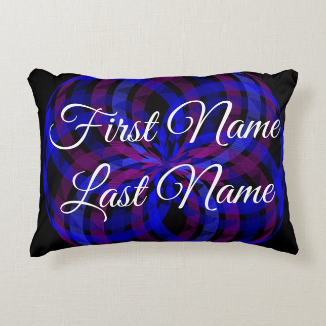 3D Flower Petal Geometric Accent Parody Pillow Accent Kussen (Voorkant)