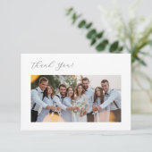 3D Flowers Stylized Lily Thank You Card Bedankkaart (Staand voorkant)