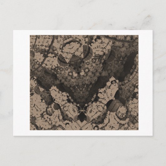 3D Fractal afbeelding briefkaart (Voorkant)