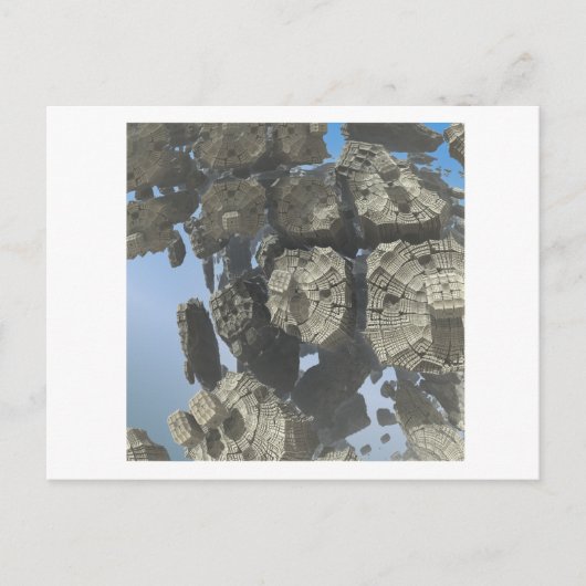 3D Fractal afbeelding briefkaart (Voorkant)