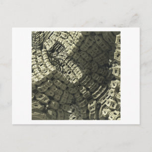 3D Fractal afbeelding briefkaart