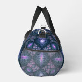 3D Fractal Art Abstract Patroon Blauw Paars Roze Plunjezak (Rechts)