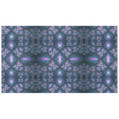 3D Fractal Art Pattern Turquoise Paars Pink Tafelkleed (Voorkant (Horizontaal))