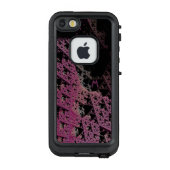 3D Fractal Geek Monogram gepersonaliseerd Hoesje 2 (Achterkant)