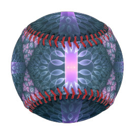 3D Fractal Kunstpatroon Turquoise Paars Roze