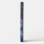 3D Fractal Kunstpatroon Turquoise Paars Roze Case-Mate iPhone Case (Achterkant / Links)