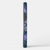3D Fractal Kunstpatroon Turquoise Paars Roze Case-Mate iPhone Case (Achterkant / Rechts)