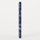 3D Fractal Kunstpatroon Turquoise Paars Roze Case-Mate iPhone Case (Achterkant/rechts)