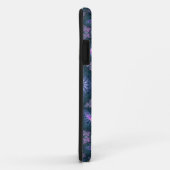 3D Fractal Kunstpatroon Turquoise Paars Roze Case-Mate iPhone Case (Achterkant/rechts)