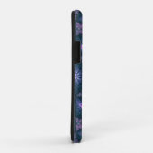 3D Fractal Kunstpatroon Turquoise Paars Roze Case-Mate iPhone Case (Achterkant/rechts)