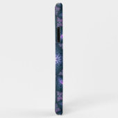 3D Fractal Kunstpatroon Turquoise Paars Roze Case-Mate iPhone Case (Achterkant/rechts)