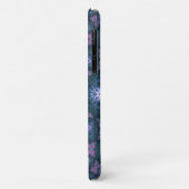 3D Fractal Kunstpatroon Turquoise Paars Roze Case-Mate iPhone Case (Achterkant/links)