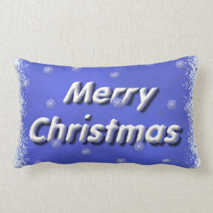 3D Frosty Merry kerst Kussen