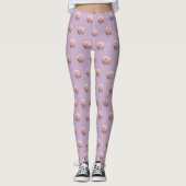 3D Funny Pig Jaar Verjaardag kies kleur leggings 1 (Voorkant)
