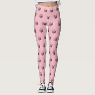 3D Funny Pig Year Zodiac kies kleur leggings 2