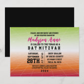 3D GAMER GAMING DIGITAL Bar Mitzvah Uitnodiging (Voorkant / Achterkant)