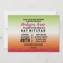 3D GAMER GAMING DIGITAL Bar Mitzvah Uitnodiging