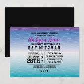 3D GAMER GAMING DIGITAL Bar Mitzvah Uitnodiging (Voorkant / Achterkant)