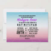 3D GAMER GAMING DIGITAL Bar Mitzvah Uitnodiging (Voorkant)