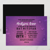 3D GAMER GAMING DIGITAL Bat Mitzvah Uitnodiging (Voorkant / Achterkant)